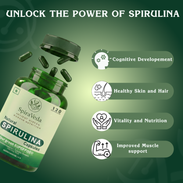 spirulina green tablets – twin pack Capsule 3 600x600