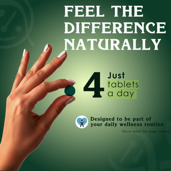 spiraveda spirulina green tablets Tablet 5 600x600