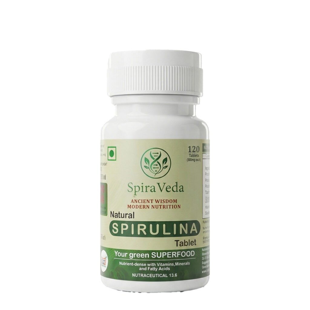 spiraveda spirulina green tablets