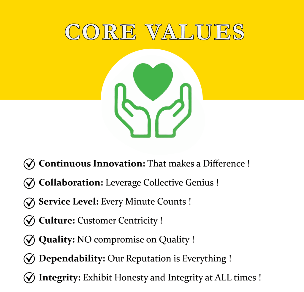 core values small website